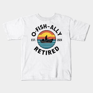 ofishally retired Kids T-Shirt